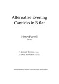 Alternative Evening Canticles in B flat
